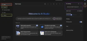 google ai studio