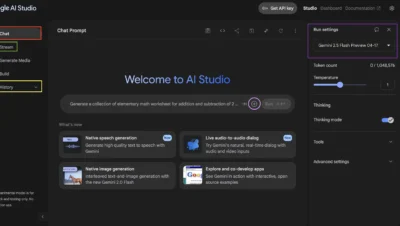 google ai studio